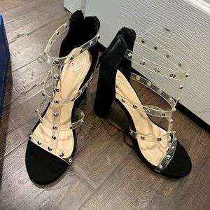 Studded heels